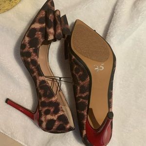 Betsy Johnson Leopard Heels